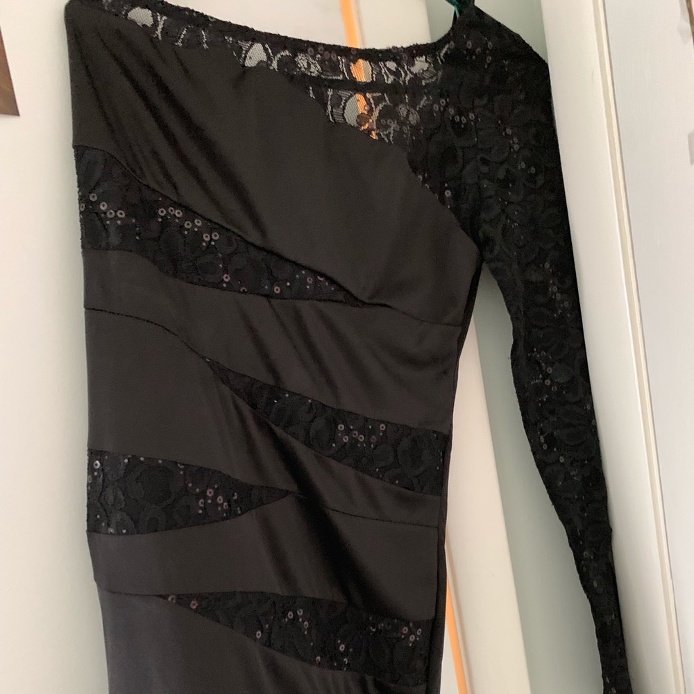 Black cocktail dress